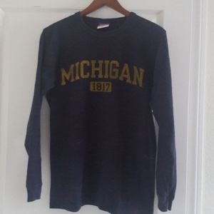 UofM MICHIGAN long sleeve tee shirt